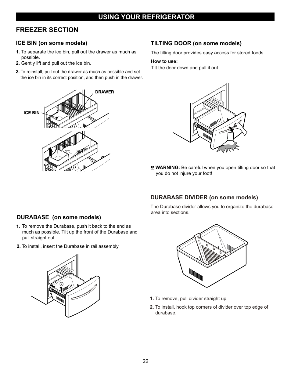 LG LFX23961SB User Manual | Page 22 / 68