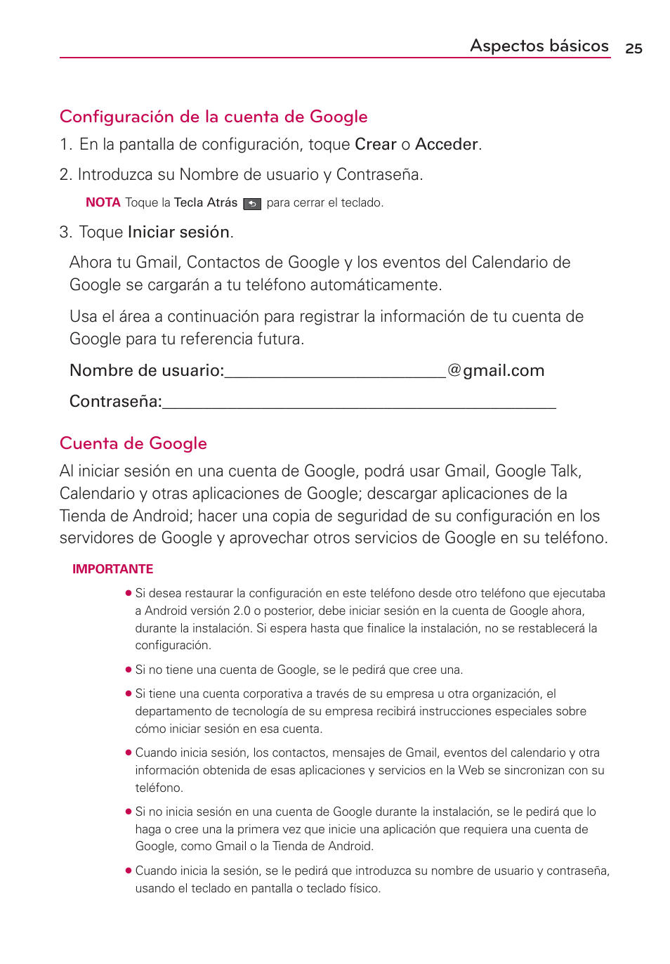 Cuenta de google | LG MFL67235901 User Manual | Page 242 / 448