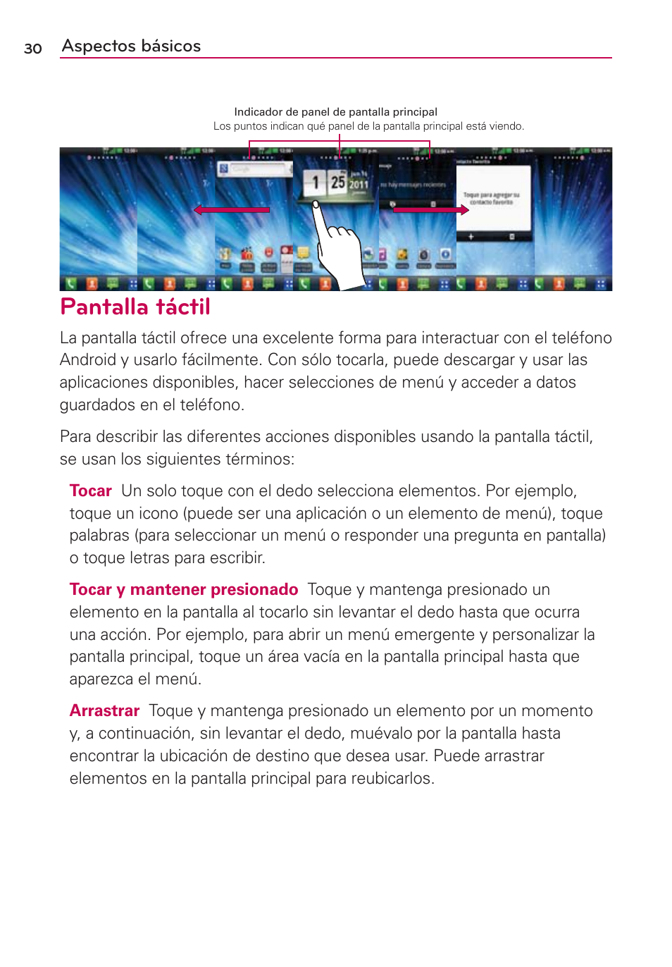 Pantalla táctil | LG MFL67235901 User Manual | Page 247 / 448