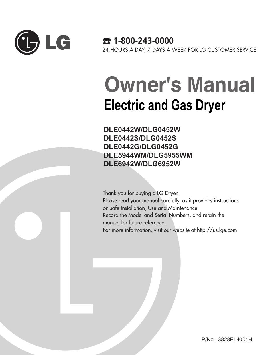 LG D0452G User Manual | 62 pages