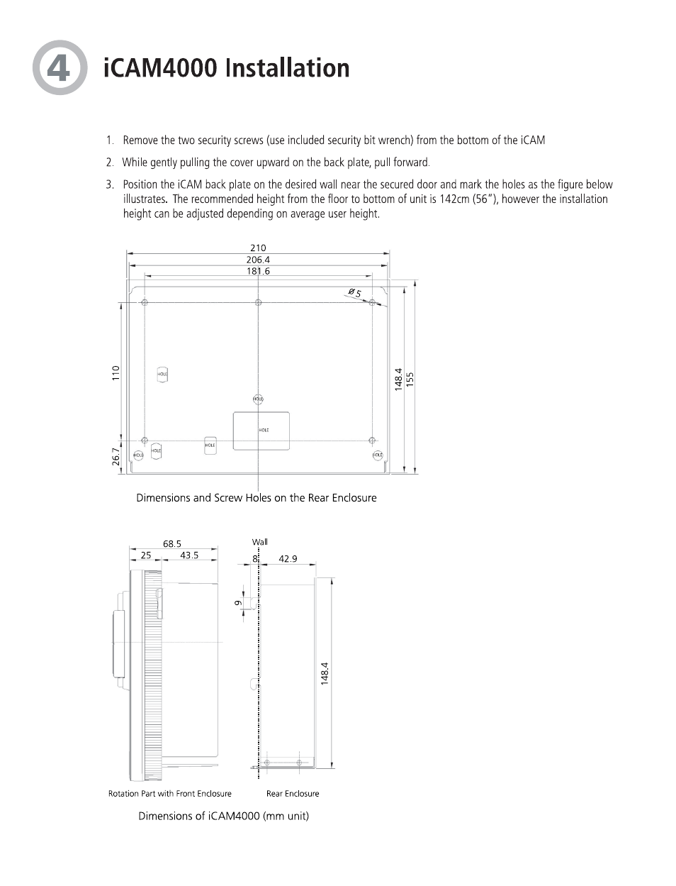 Cam4000 installation | LG 4000 User Manual | Page 5 / 10
