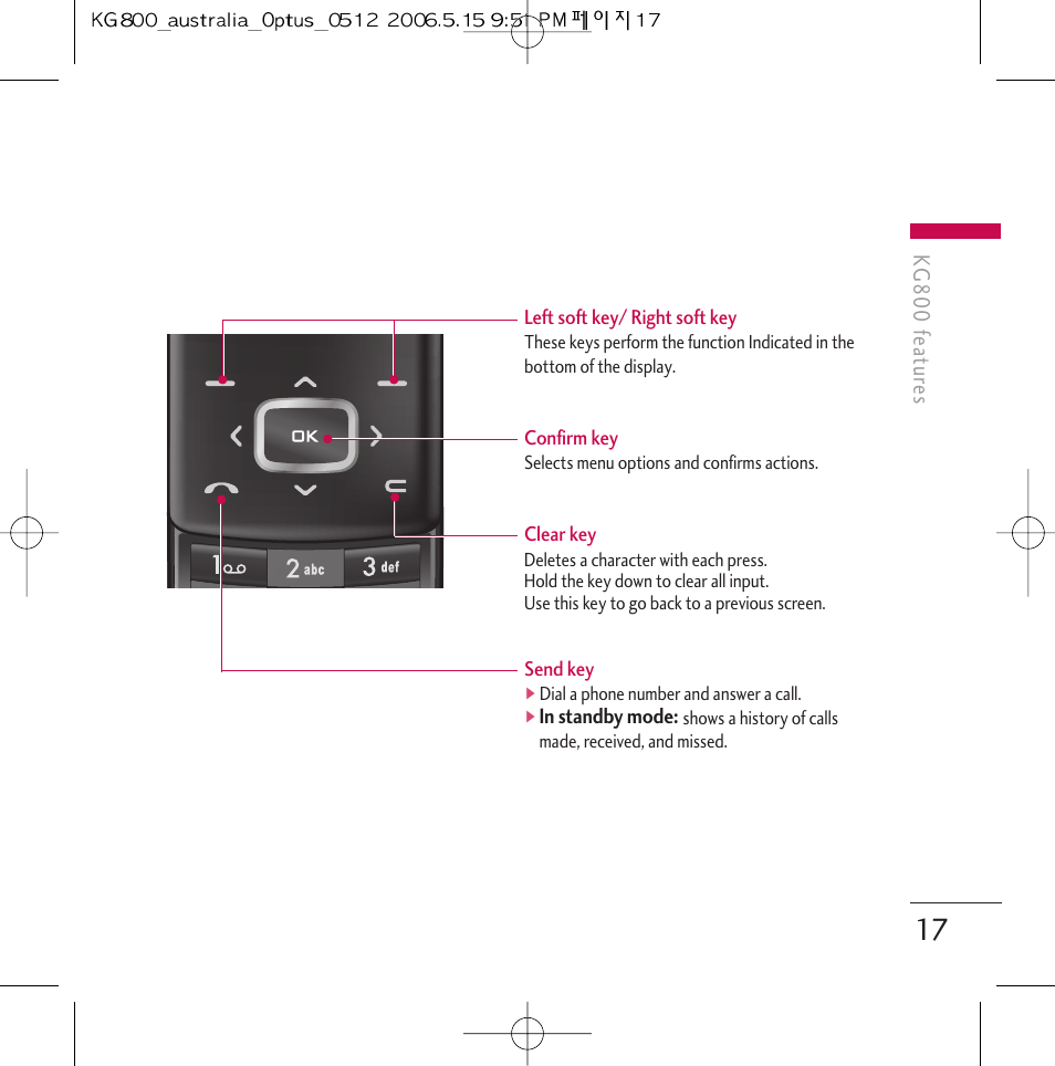 LG Chocolate KG800 User Manual | Page 18 / 97