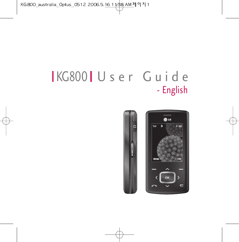 English | LG Chocolate KG800 User Manual | Page 2 / 97