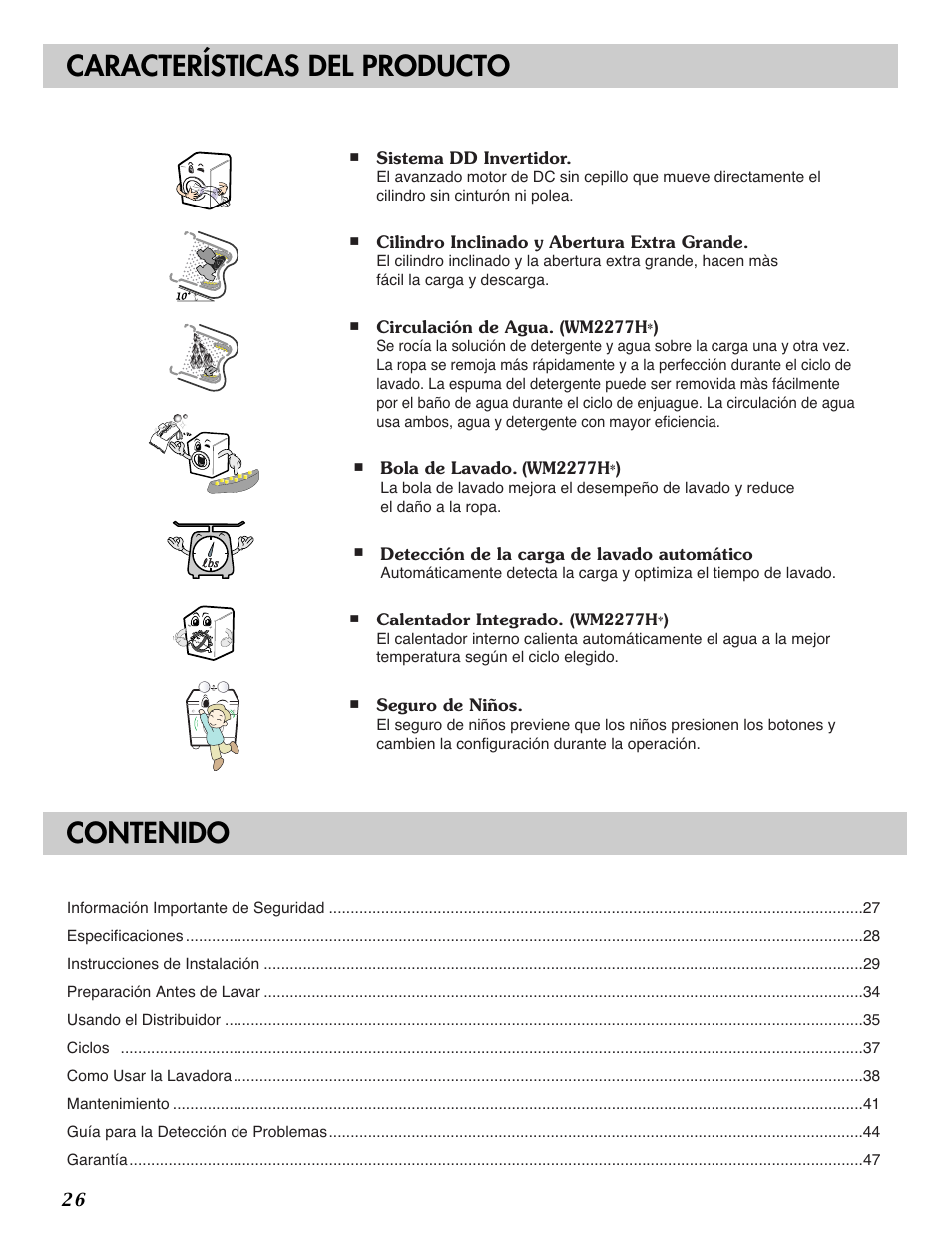 LG WM2277H series User Manual | Page 29 / 50