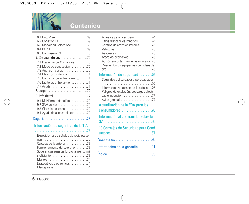 LG 5000 User Manual | Page 101 / 191