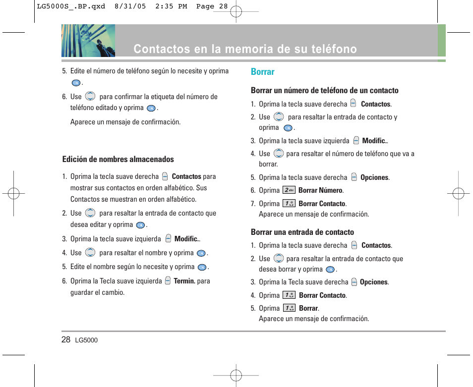 Borrar | LG 5000 User Manual | Page 123 / 191