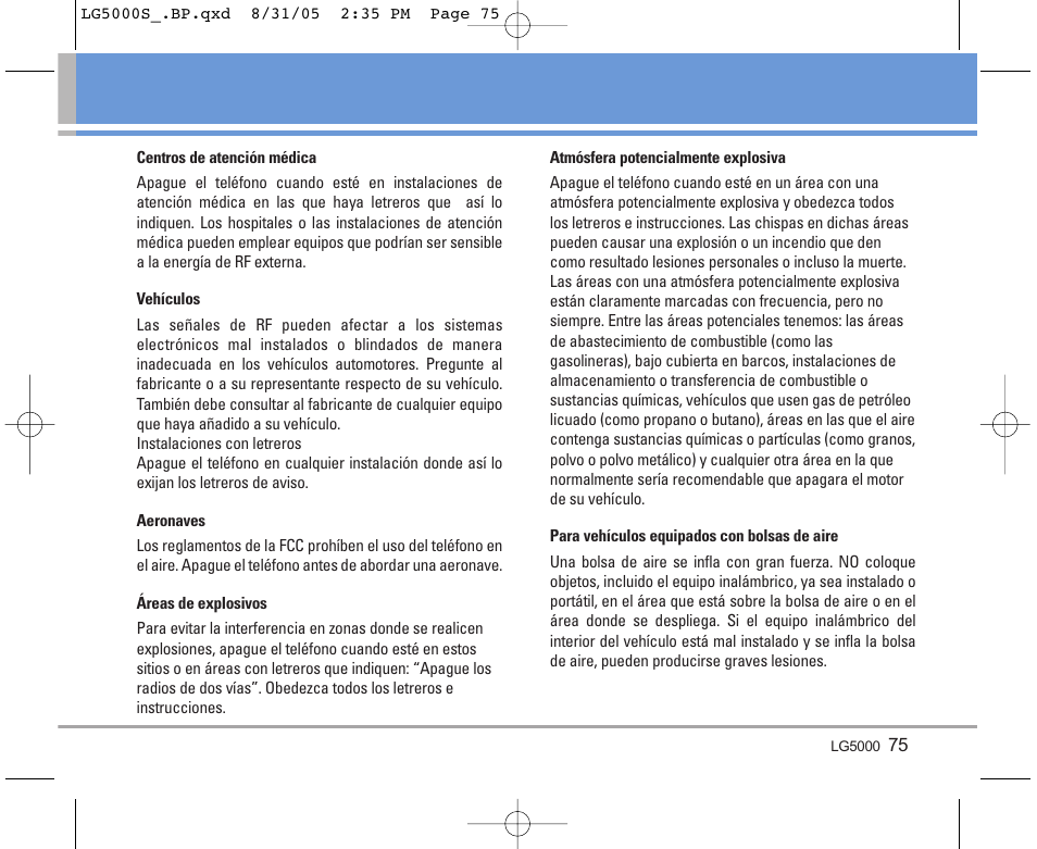 LG 5000 User Manual | Page 170 / 191