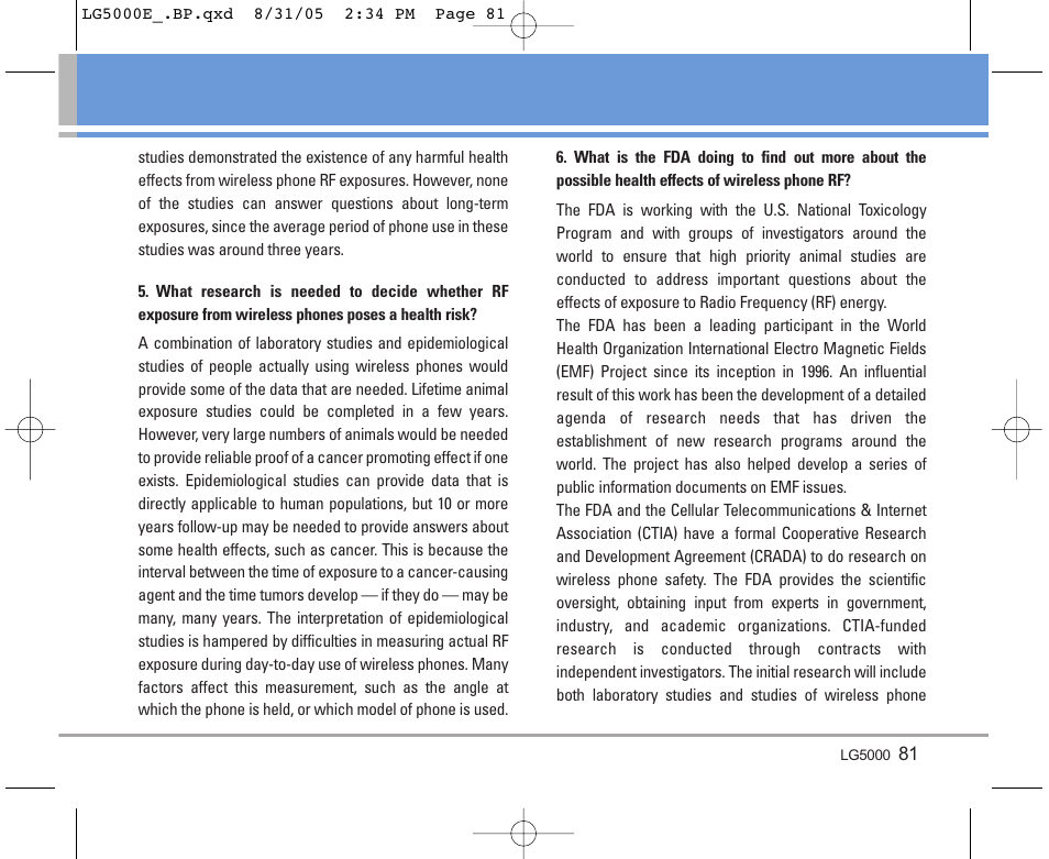 LG 5000 User Manual | Page 82 / 191
