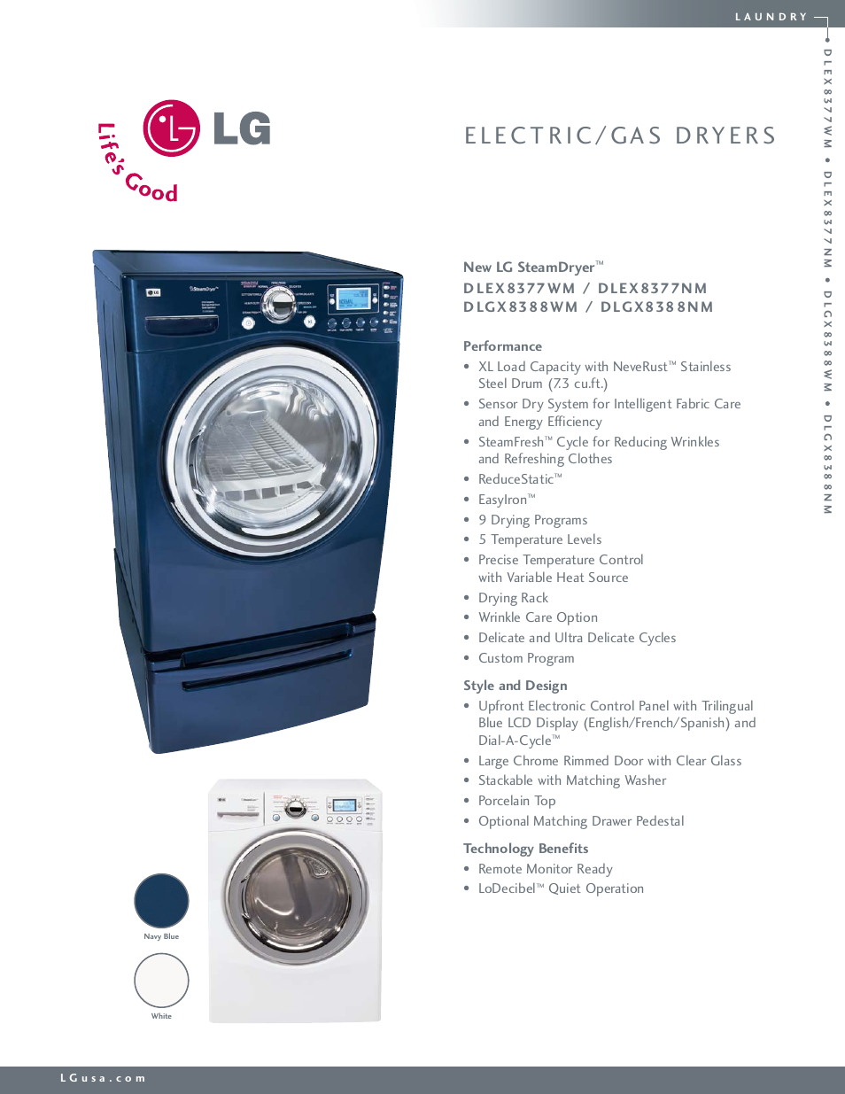 LG DX8388NM User Manual | 2 pages