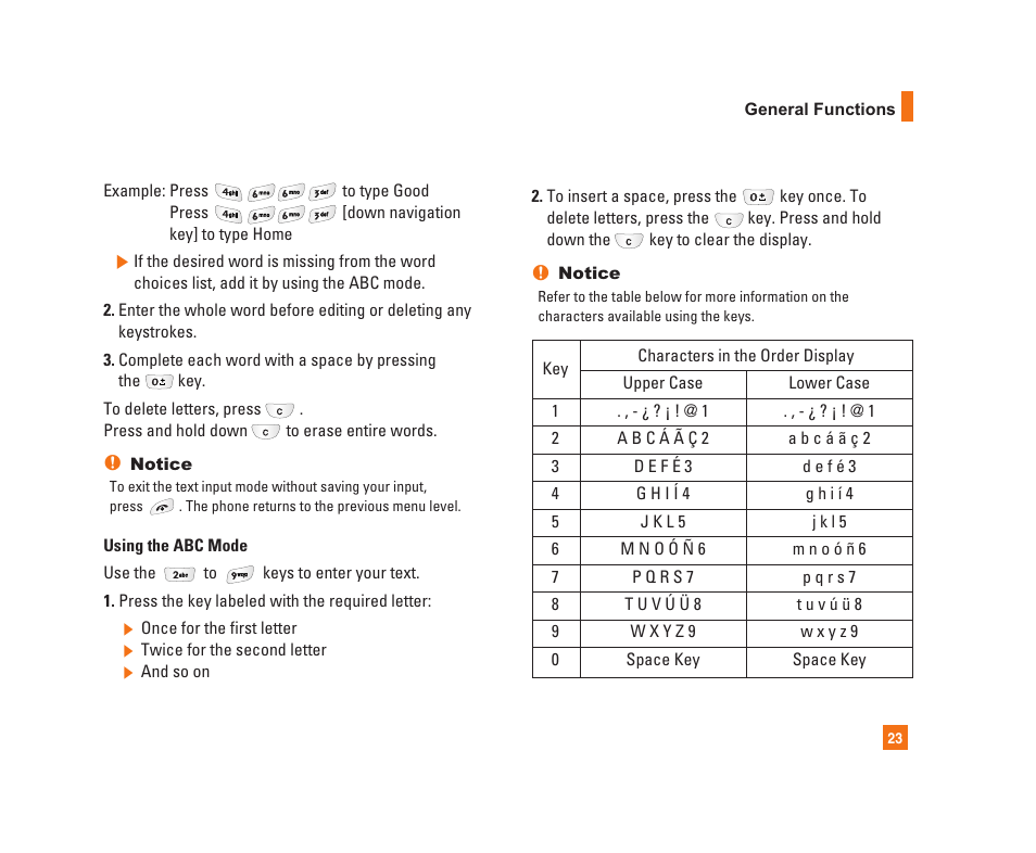 LG C1300i User Manual | Page 23 / 96