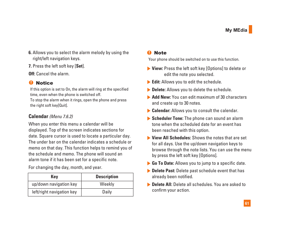 LG C1300i User Manual | Page 61 / 96