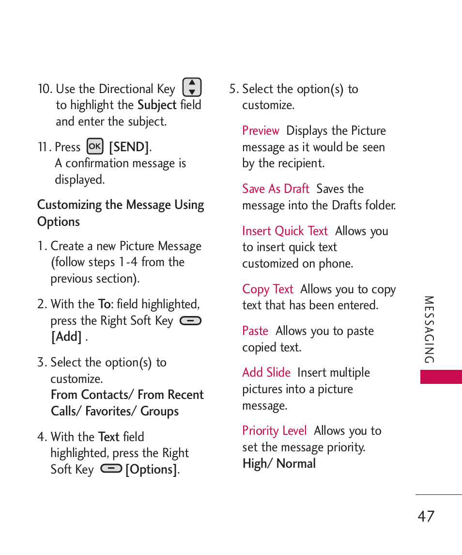 LG ELLIPSE 9250 User Manual | Page 49 / 169