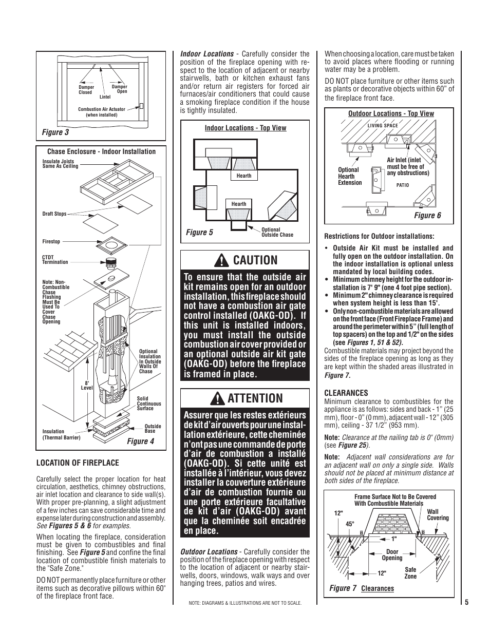 Caution, Attention | LG MP-42OD User Manual | Page 5 / 24