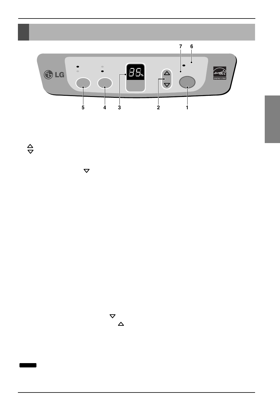 Instrucciones de funcionamiento, Esp a ñ ol, Panel de control | LG LD40E User Manual | Page 25 / 31