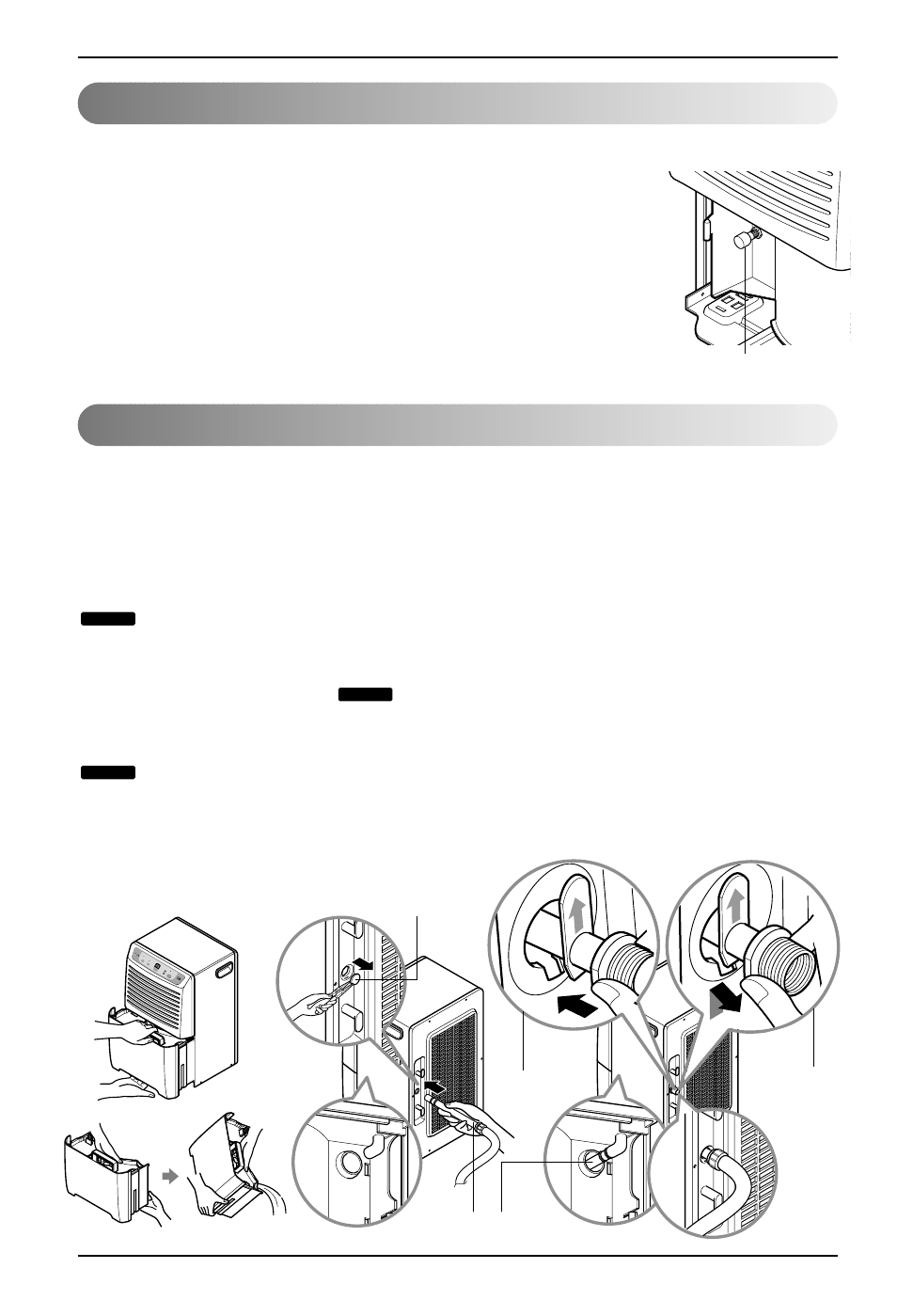 Apagado automático eliminación del agua almacenada | LG LD40E User Manual | Page 26 / 31