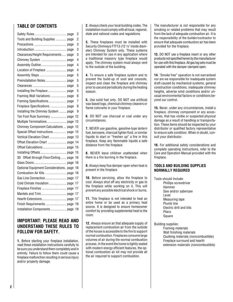 LG MAGNA-FIRE LS43ST User Manual | Page 2 / 20