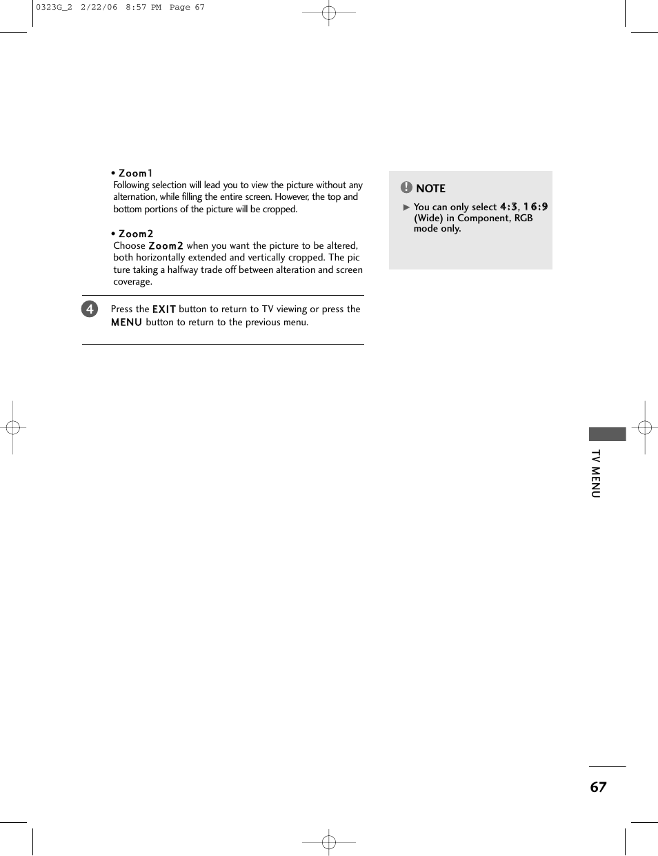 LG 26LC2R User Manual | Page 69 / 87