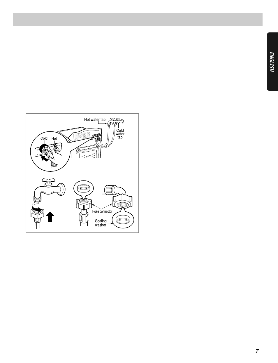 Installation instructions | LG WD3632HS User Manual | Page 7 / 24