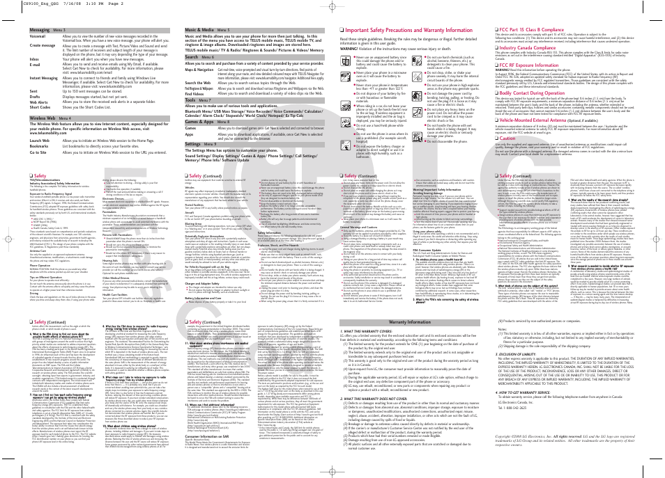 LG 9100 User Manual | Page 2 / 2