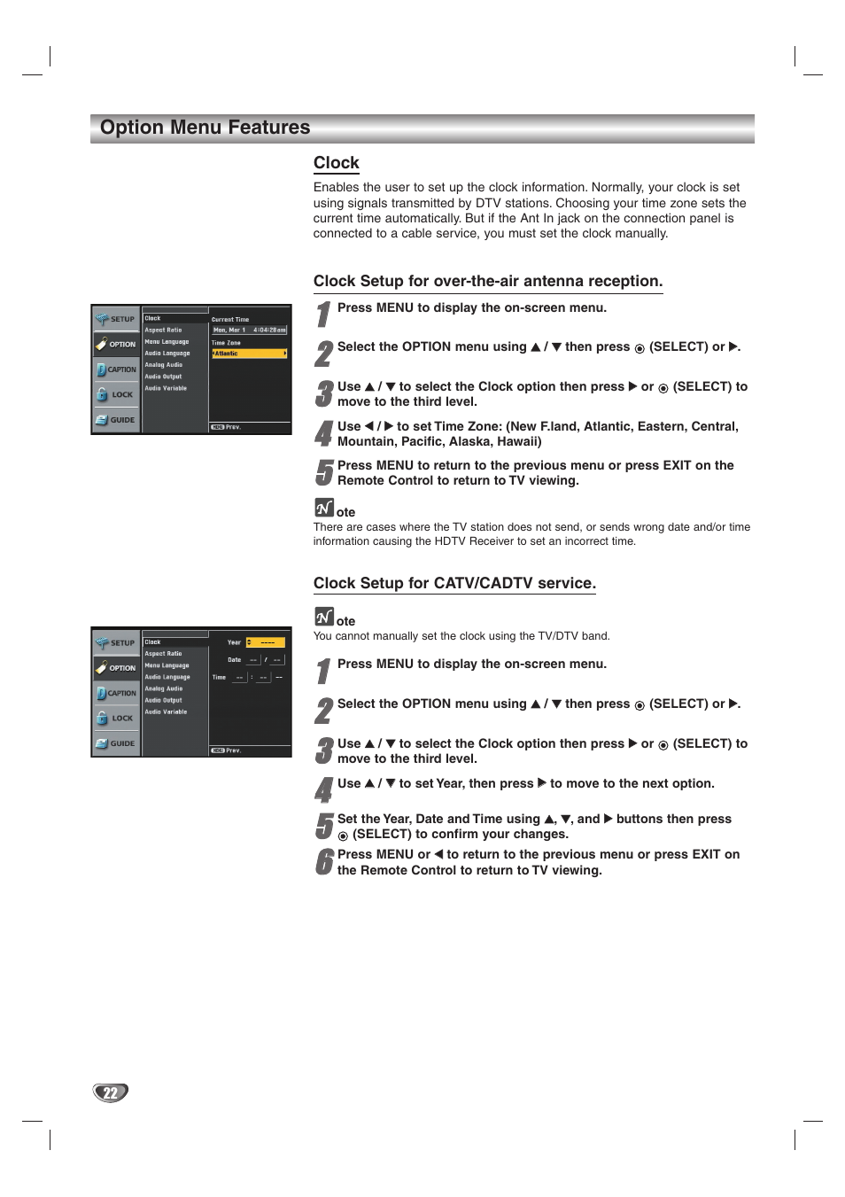 LG LST-4200A User Manual | Page 22 / 48