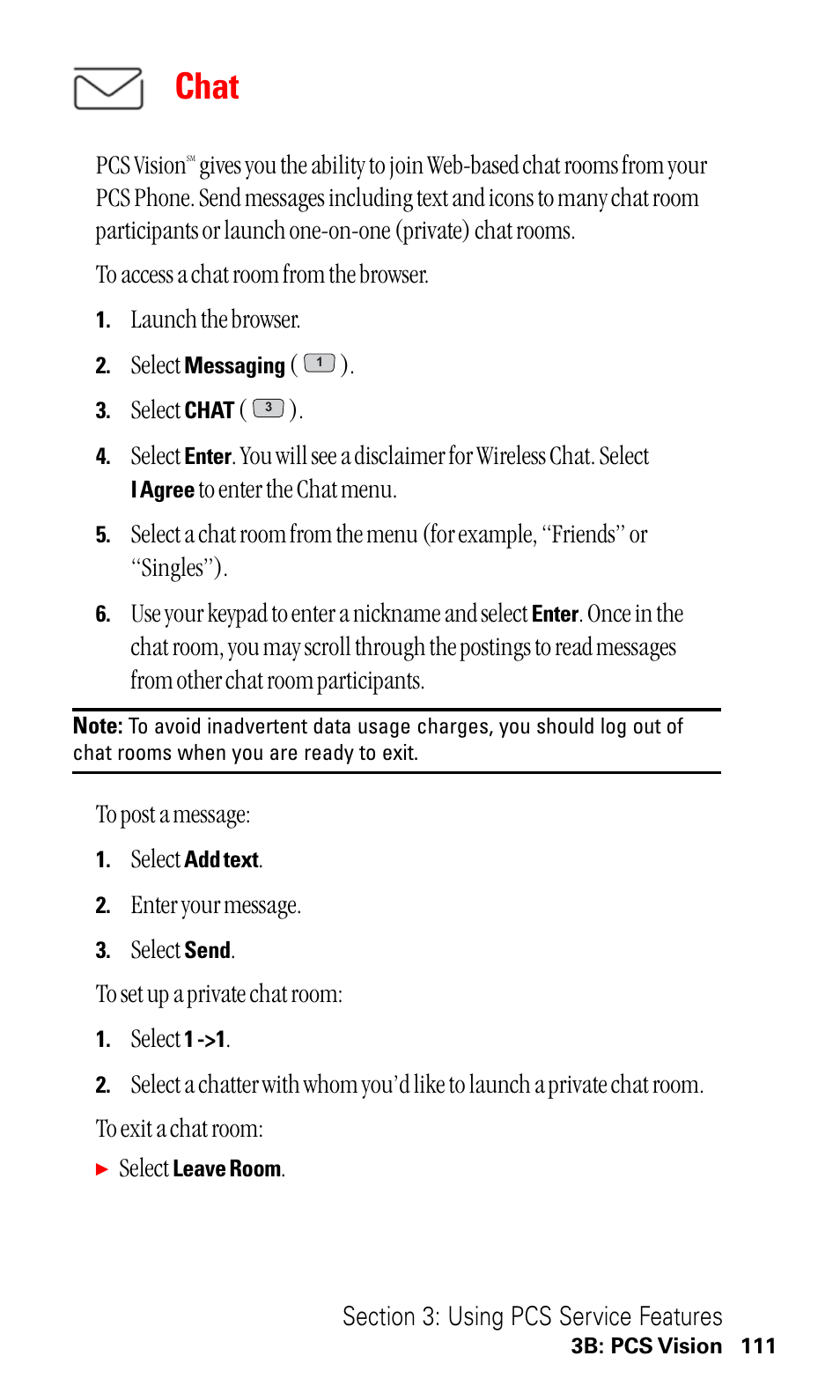 Chat | LG ( 5350) User Manual | Page 119 / 155