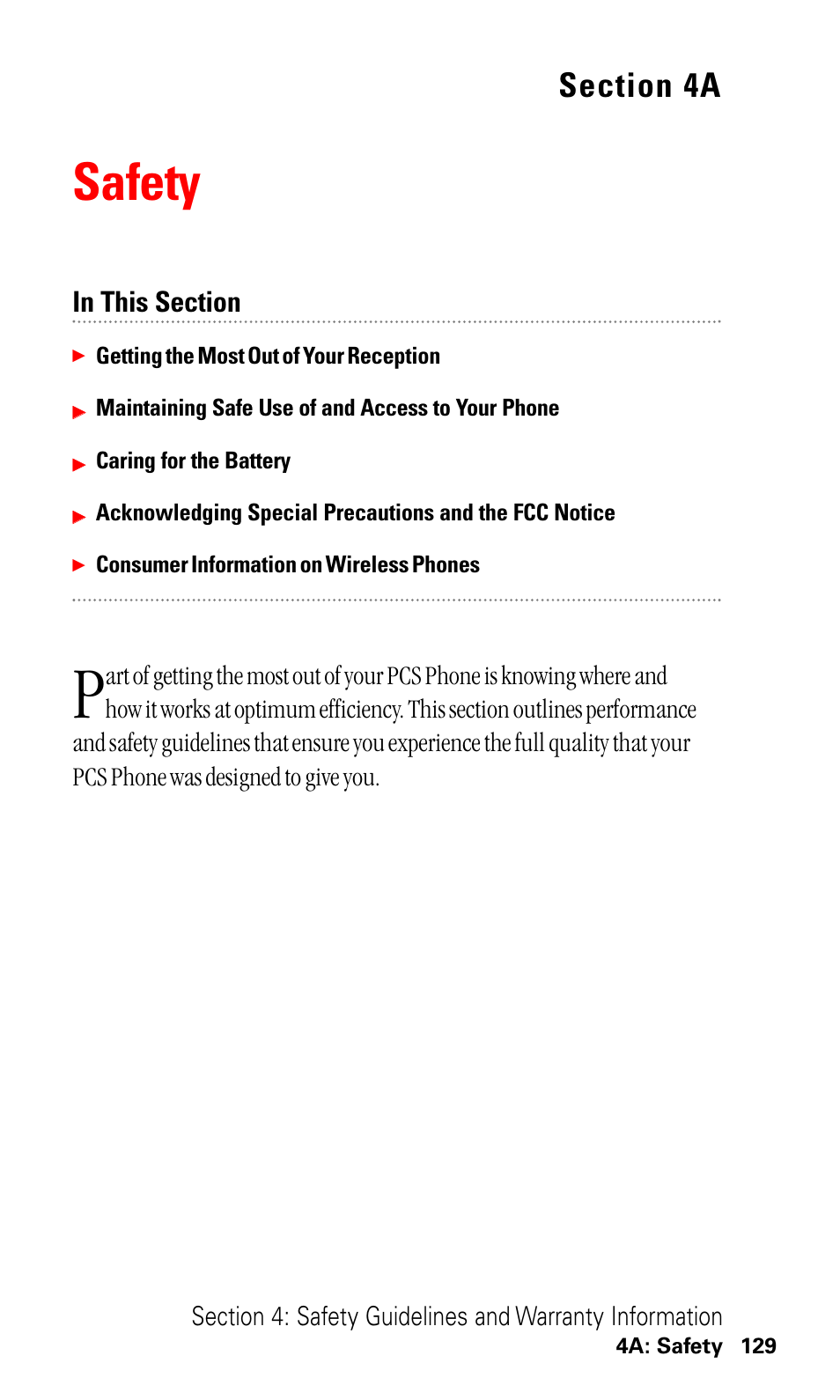 4a. safety, Safety | LG ( 5350) User Manual | Page 137 / 155