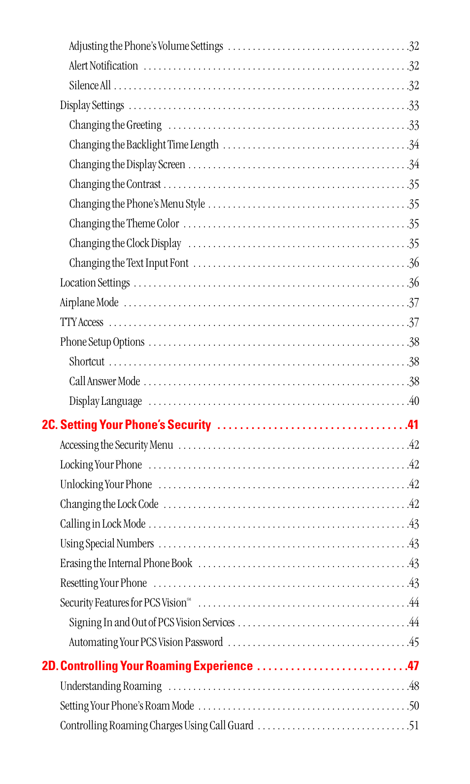 LG ( 5350) User Manual | Page 4 / 155