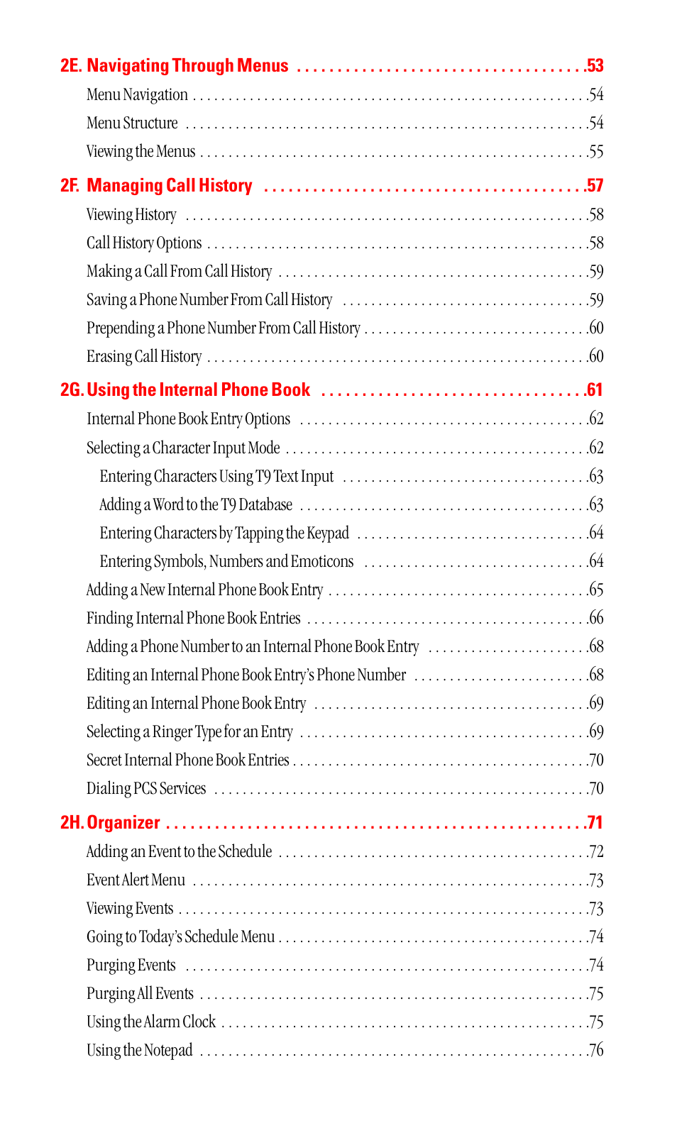 LG ( 5350) User Manual | Page 5 / 155