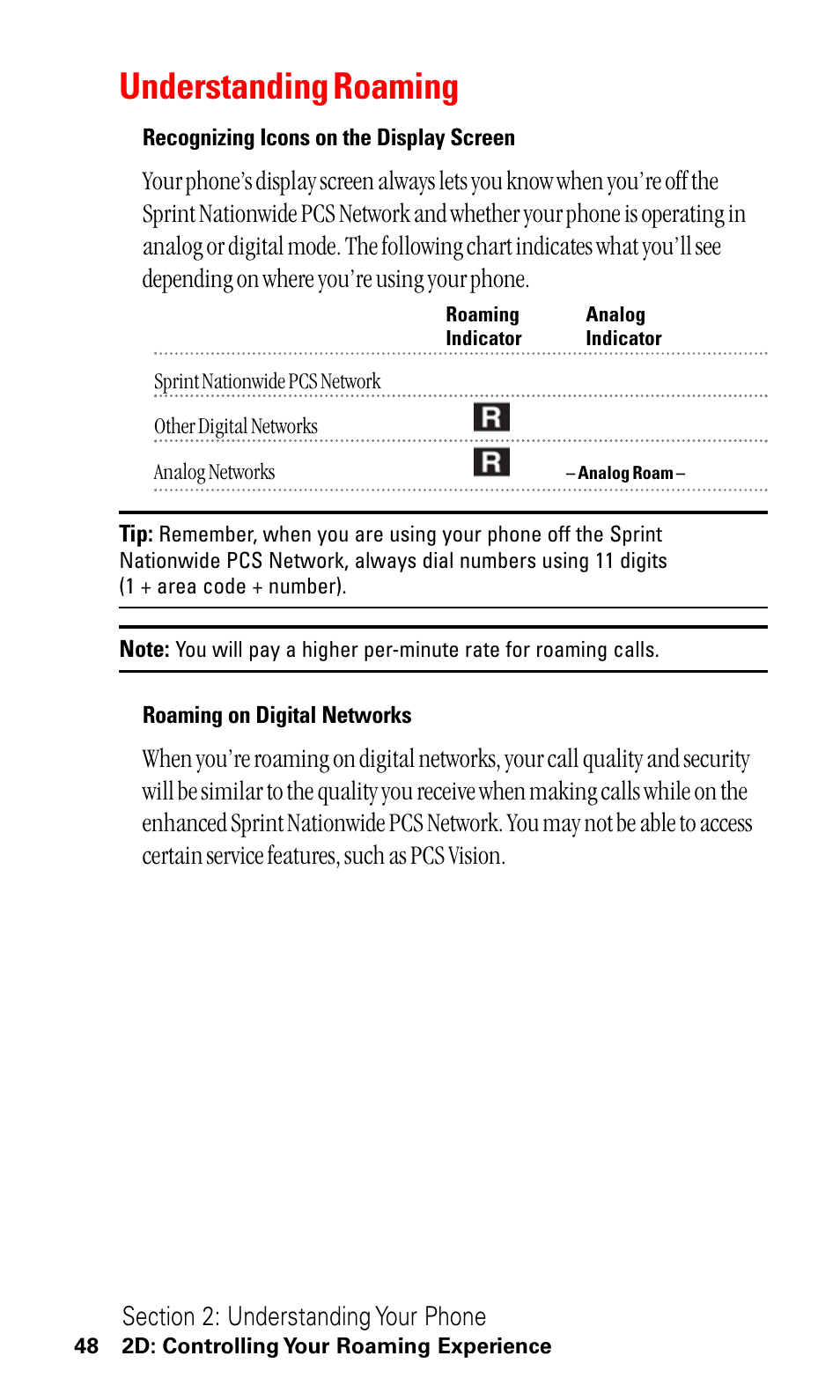 Understanding roaming | LG ( 5350) User Manual | Page 56 / 155