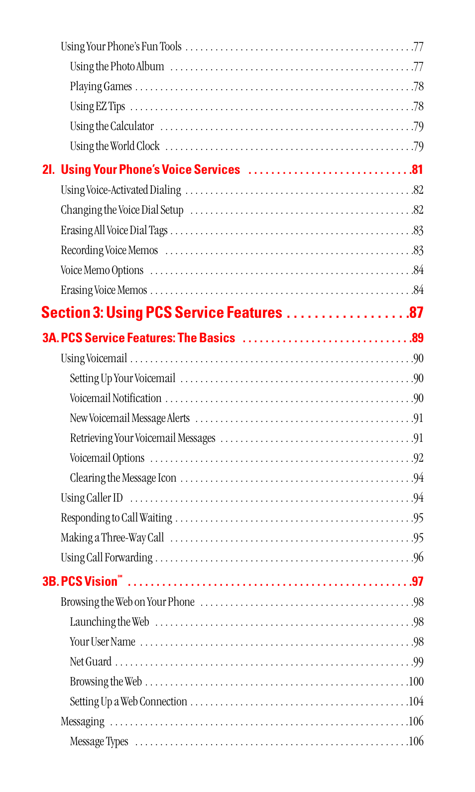 LG ( 5350) User Manual | Page 6 / 155