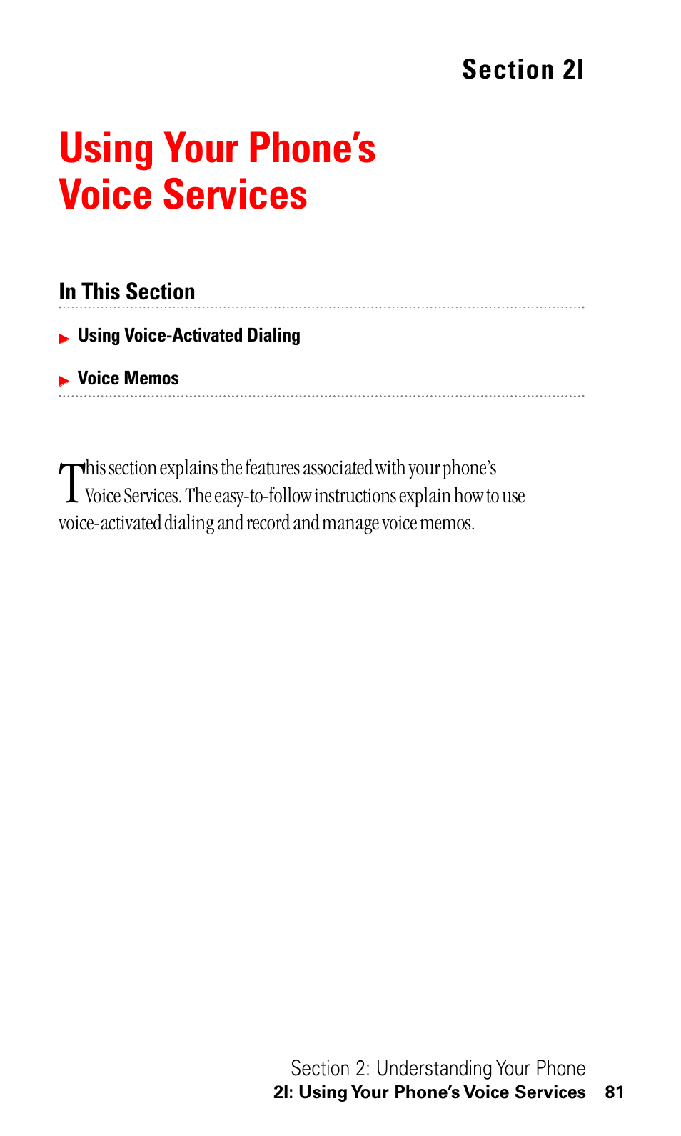 2i. using your phone’s voice services, Using your phone’s voice services | LG ( 5350) User Manual | Page 89 / 155