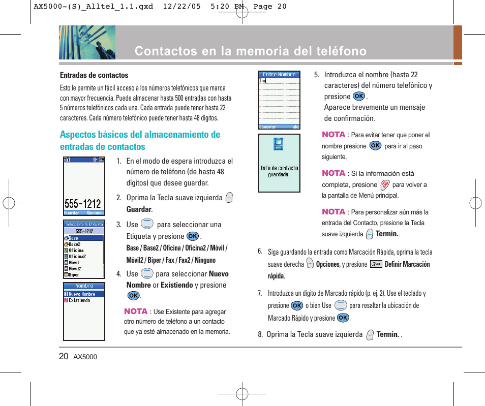 LG AX5000 User Manual | Page 108 / 174