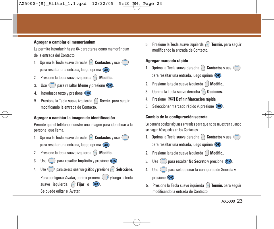 LG AX5000 User Manual | Page 111 / 174