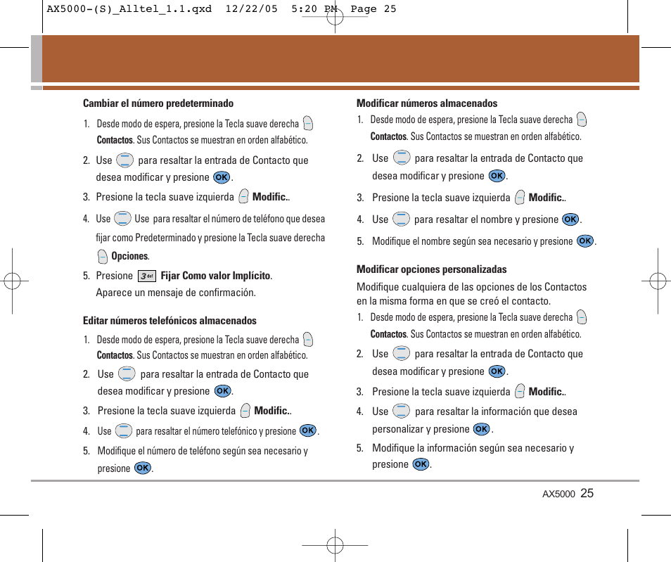 LG AX5000 User Manual | Page 113 / 174