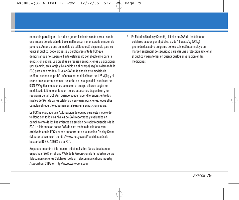 LG AX5000 User Manual | Page 167 / 174