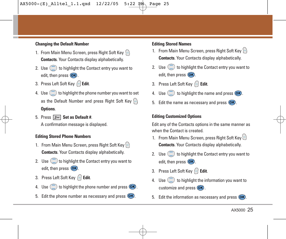 LG AX5000 User Manual | Page 27 / 174