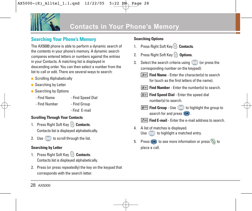 LG AX5000 User Manual | Page 30 / 174