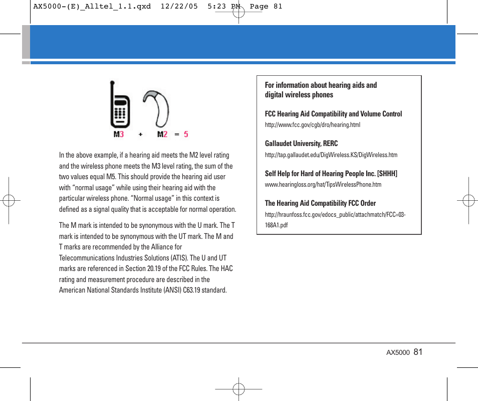 LG AX5000 User Manual | Page 83 / 174