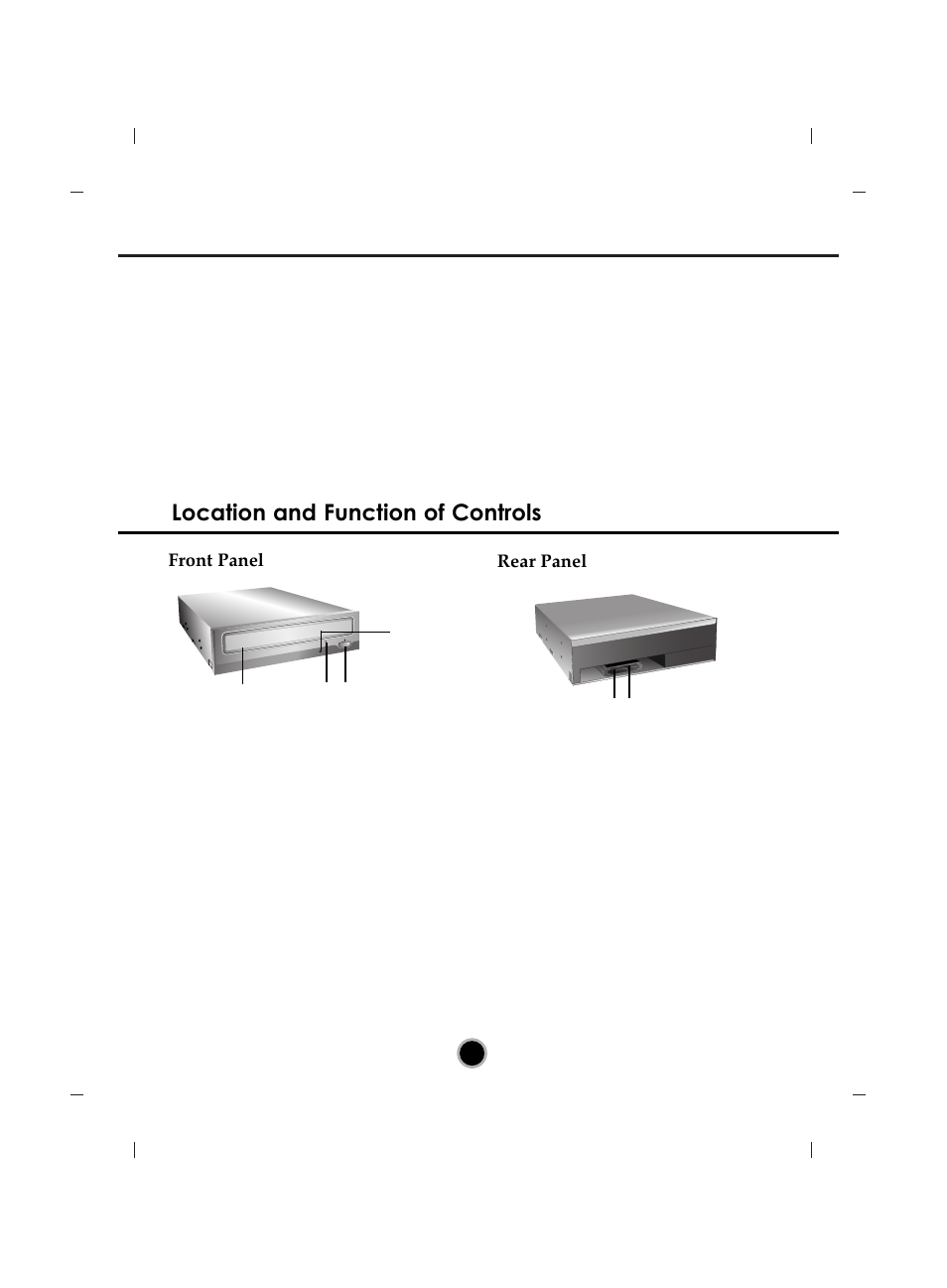 Location and function of controls | LG GH22 User Manual | Page 6 / 13