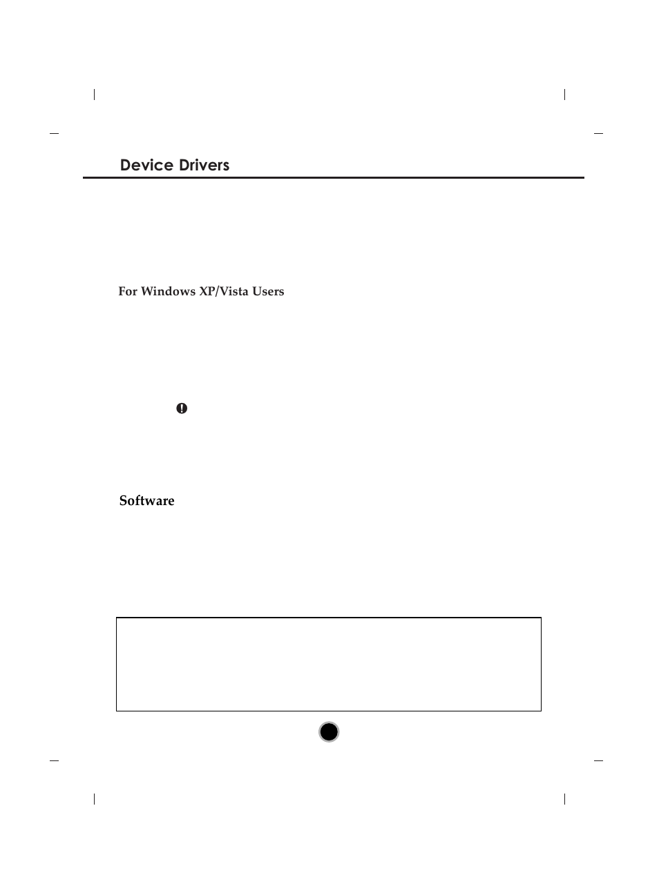 Device drivers, Software | LG GH22 User Manual | Page 9 / 13