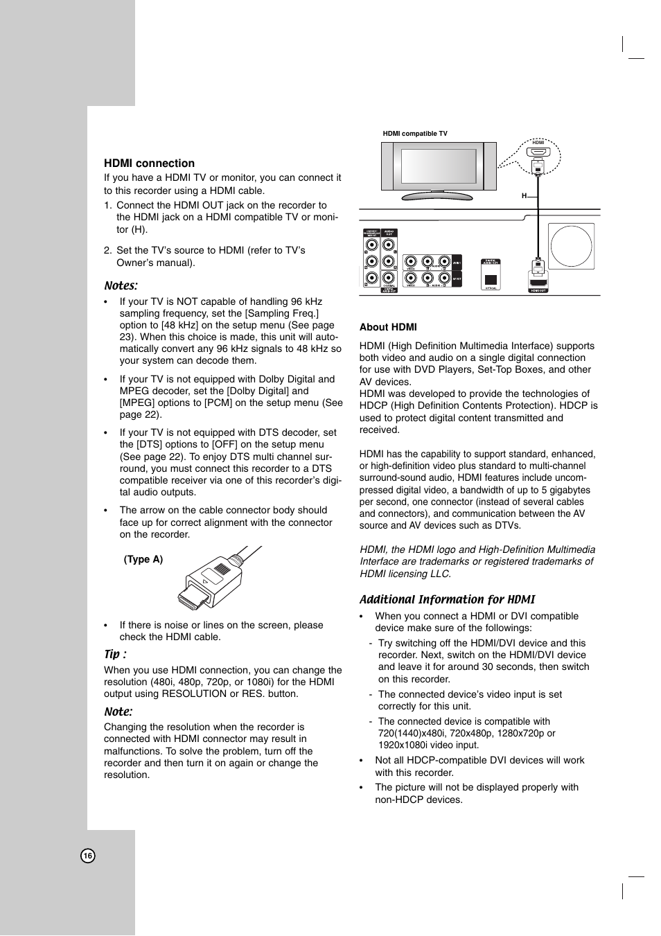 LG RC199H User Manual | Page 16 / 58