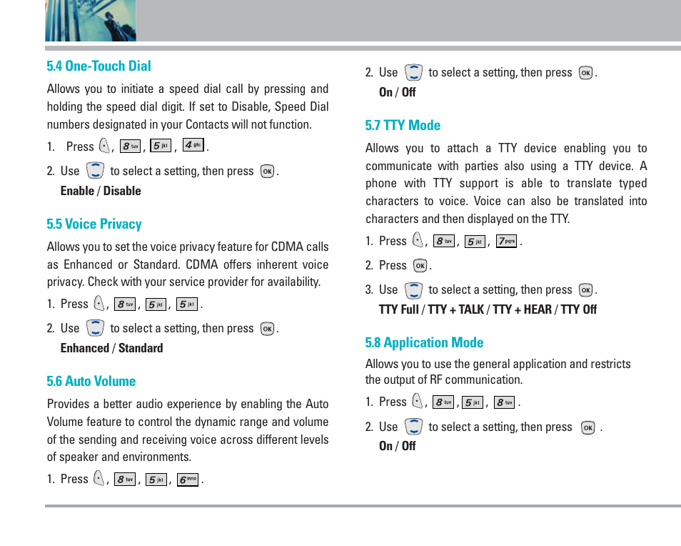 Using phone menus | LG 4270 User Manual | Page 63 / 88