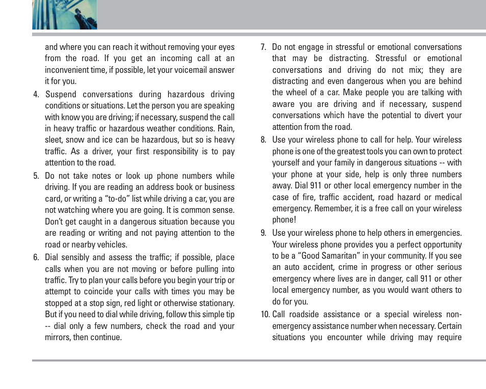 Safety | LG 4270 User Manual | Page 79 / 88