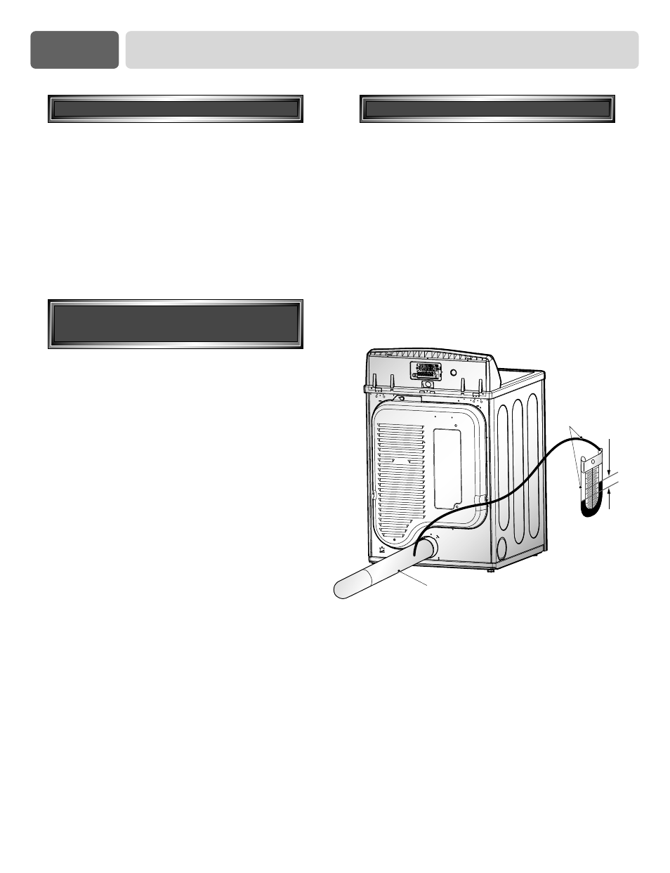 Part 3 initial steps for installing your dryer | LG DLE6942W User Manual | Page 11 / 31
