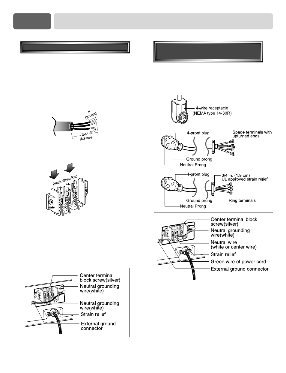 Part 5 electrical requirements for electric dryers | LG DLE6942W User Manual | Page 16 / 31