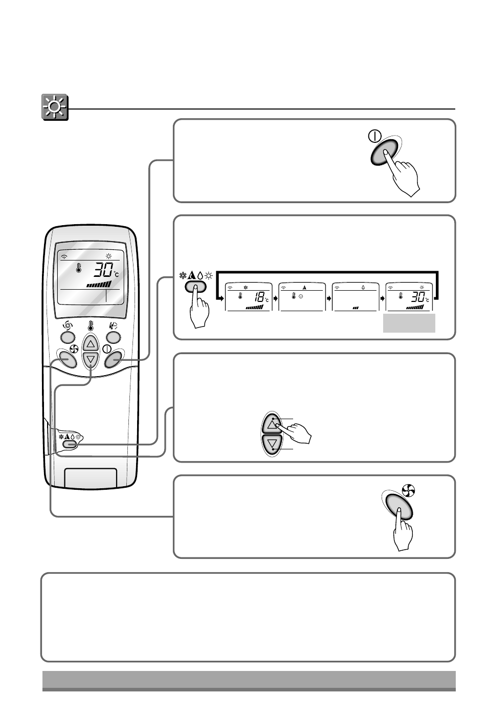 Heating operation(heat pump model only) | LG 6720 YS User Manual | Page 10 / 19