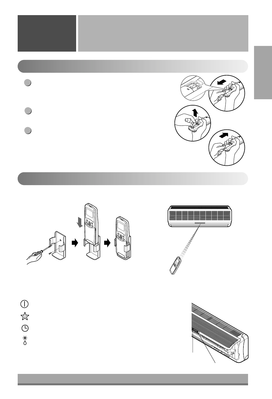 Preparation before operation, English how to insert the batteries, Storage and tips for using the remote control | Operating instructions | LG 6720 YS User Manual | Page 5 / 19