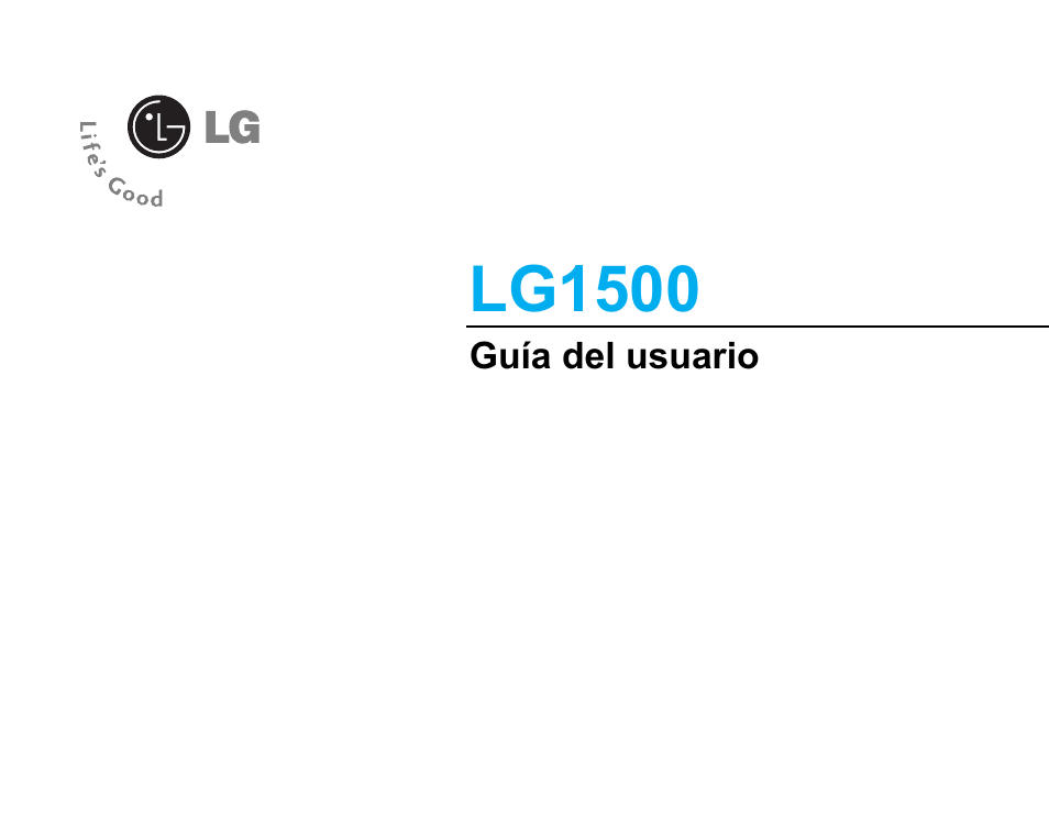 Lg1500 | LG 1500 User Manual | Page 99 / 196