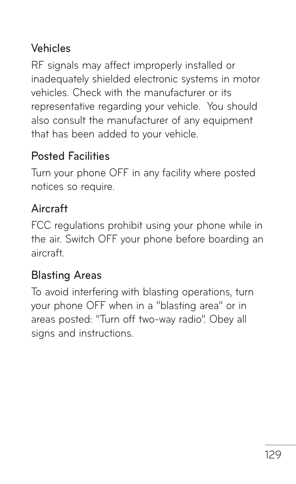 LG E739 User Manual | Page 129 / 146