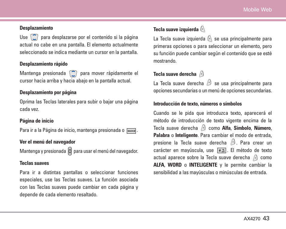 LG AX4270 User Manual | Page 131 / 175